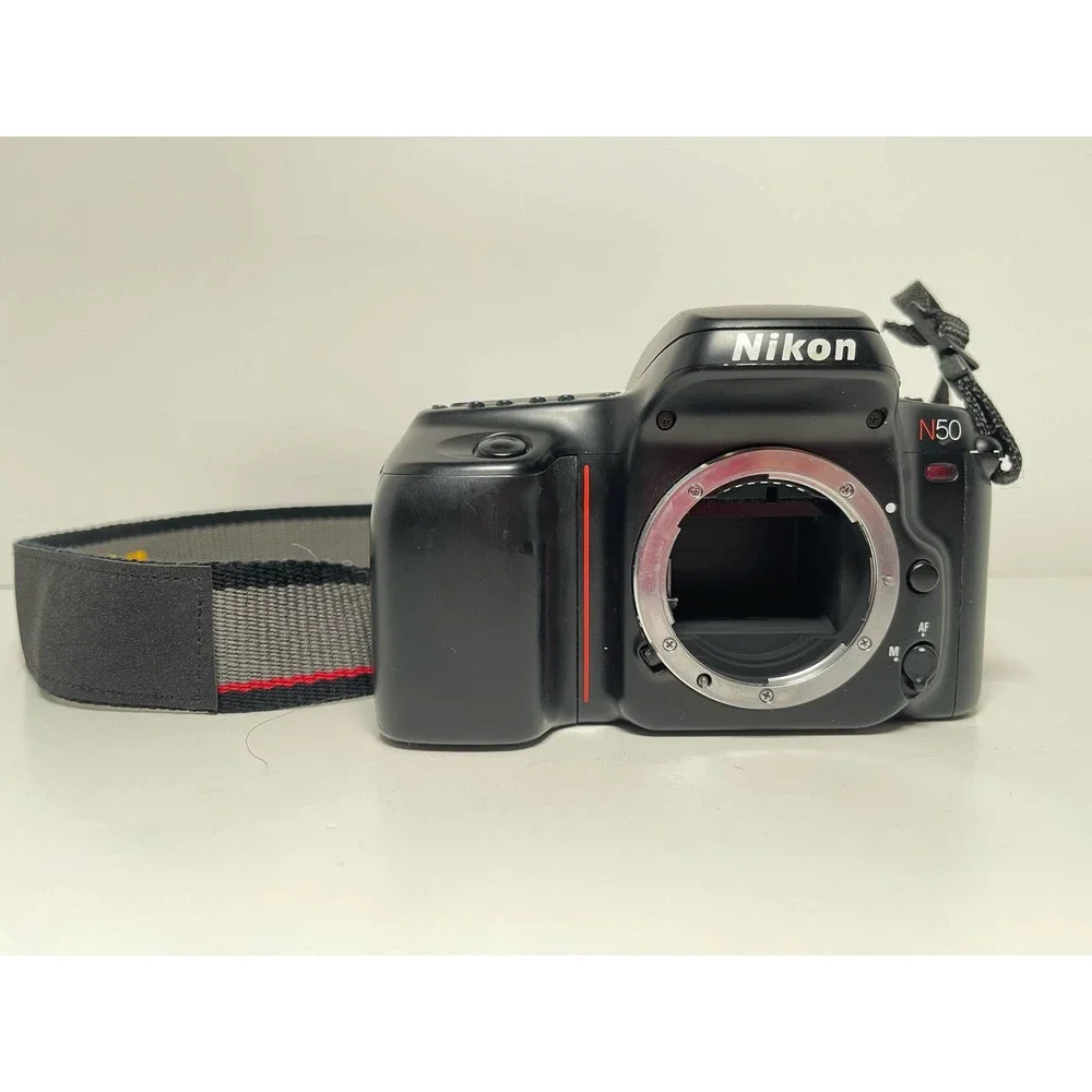 Nikon N50 F50 SLR Film Camera Body with Strap Tested Works